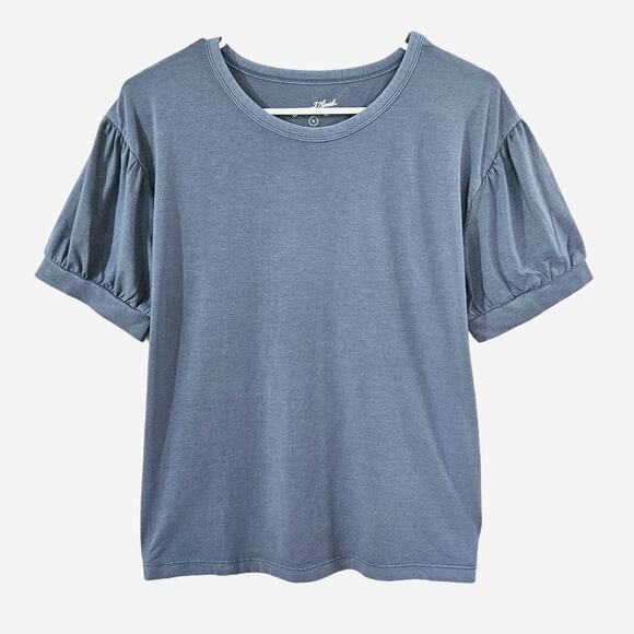 Universal Thread T-Shirt Puff Short Sleeves Womens Size S Blue New - Picture 3 of 7